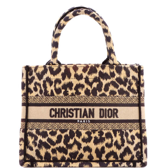 Christian Dior Handbags - Christian Dior Small Book Tote Embroidered Canvas